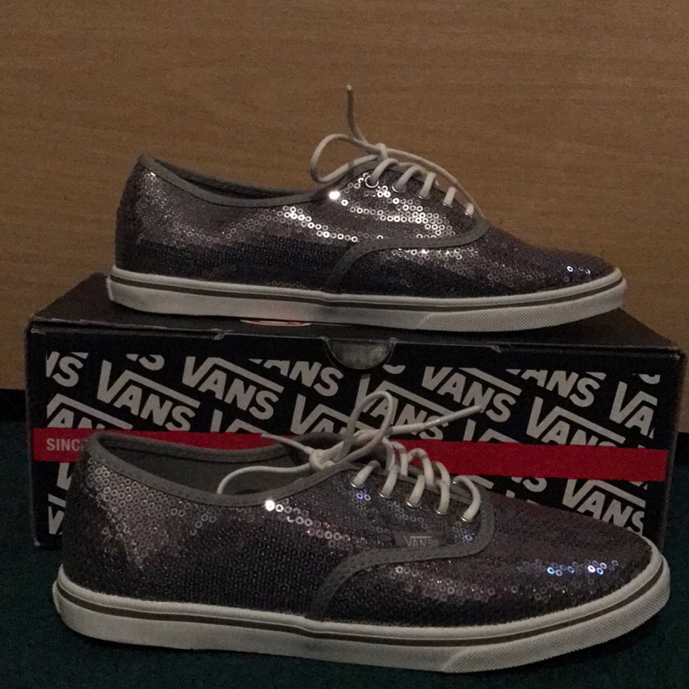 Silver sequence vans